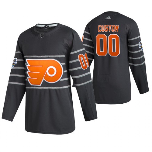 Philadelphia Flyers Trikot #00 Benutzerdefinierte Grau 2020 NHL All Star